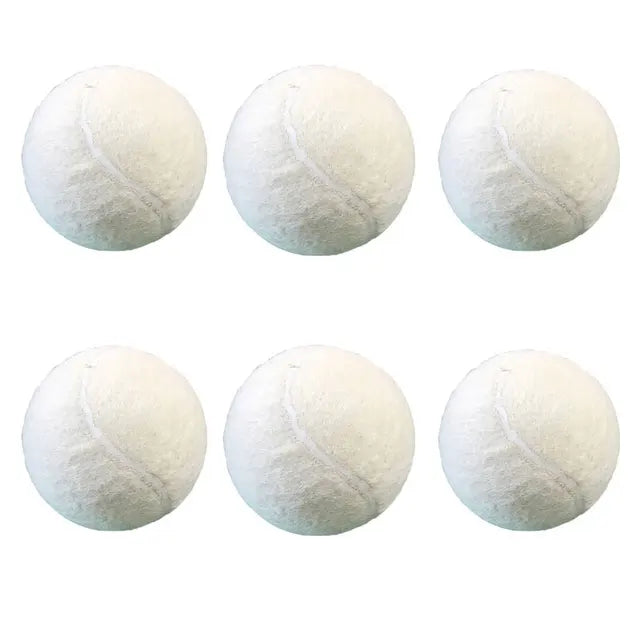 White Tennis Wash Ball for Down Jackets Machine Wash High Quality Grade Tennis Balls Pack of 3/6