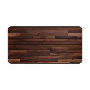 Wood Grain Large Mouse Pad with Non-slip Rubber Base, Stitched Edges, Computer Keyboard Desk Pad, Desk Decoration 40x90cm