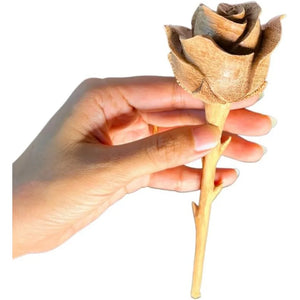 Wooden Rose, Wood Anniversary Flower Gift for Valentines, Mothers Day, 5th Wedding Anniversary, Wooden Handmade Gift