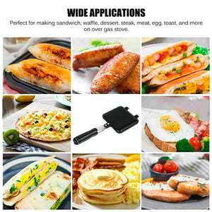 Sandwich Toastie Maker Toaster Machine Breakfast Non-stick Camping Stove Toaster