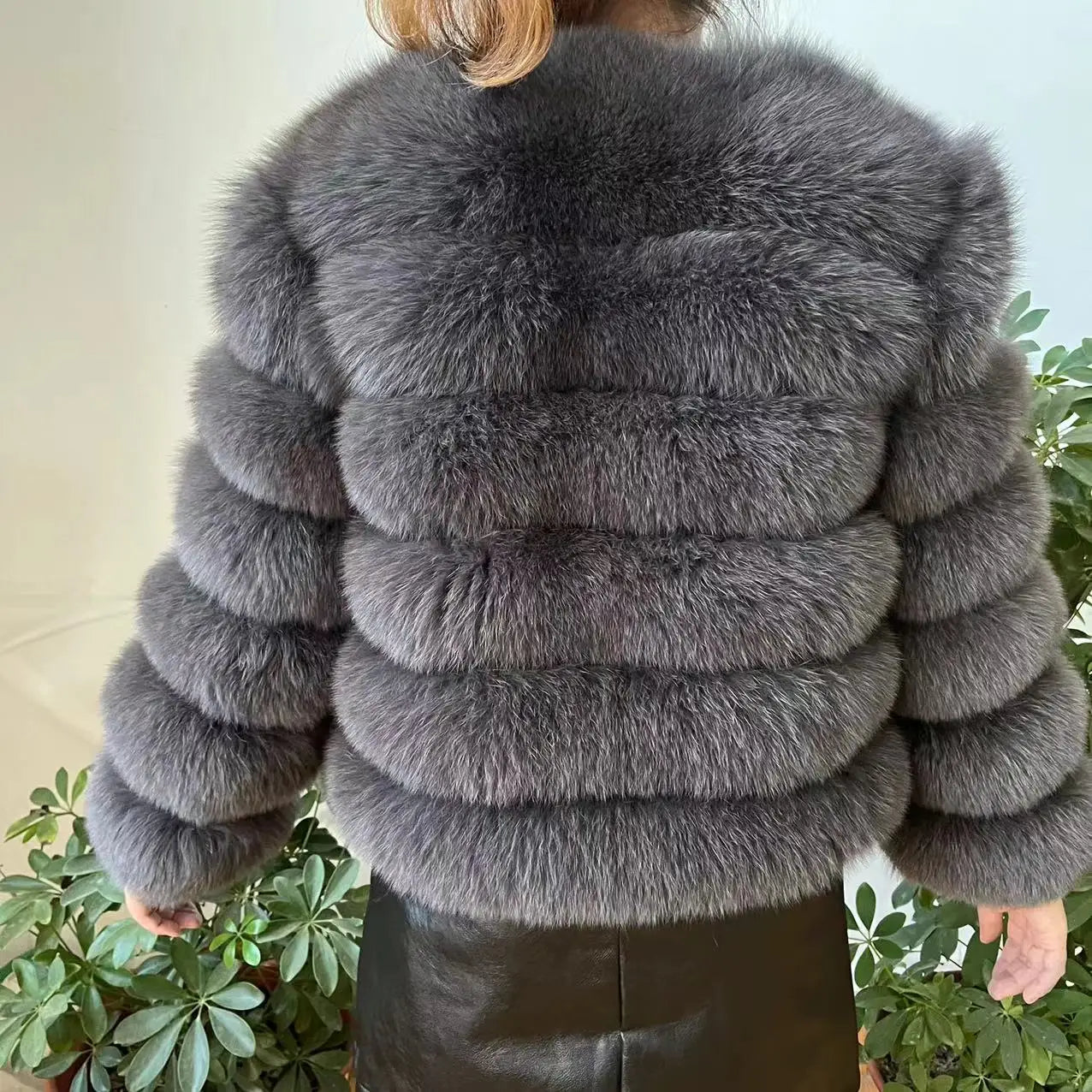 natural fur jacket  Real Fur Coat Winter Jacket Women Natural Fox Fur Luxury Fashion 50cm Short Jacket Wholesale Hot 2022